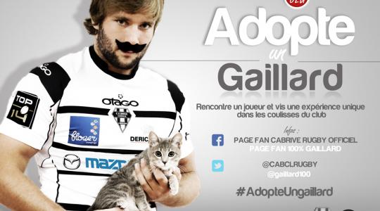 Hugues Briatte, l'ambassadeur 100% gaillard pose pour le nouveau concept adopte un gaillard