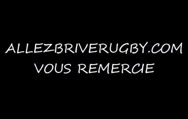 L'équipe d'allezbriverugby.com remercie sa communauté