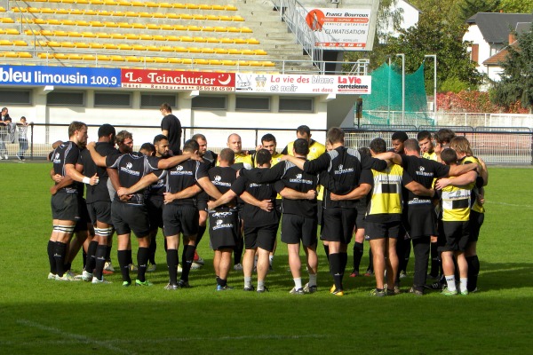 Les joueurs du CA Brive sont prêts à livrer bataille dans le derby du Massif central à Clermont