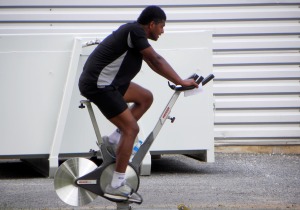 Photos de la préparation physique du CA Brive Corrèze Limousin avant le début de la saison de rugby top 14