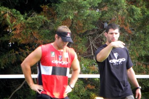 Riaan Swanepoel poursuit sa préparation physique