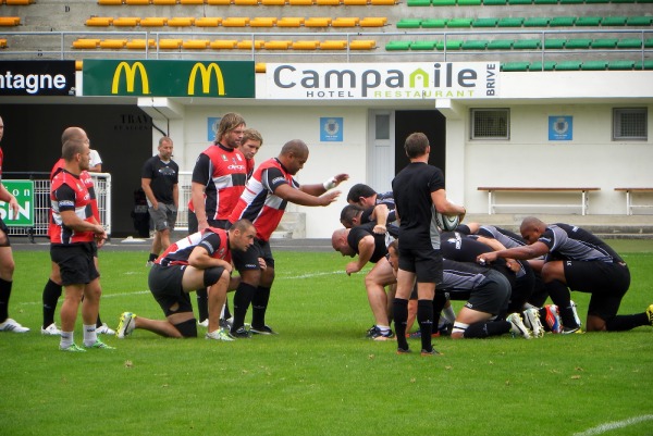 La mêlée du CA Brive prête à relever le défi bordelais