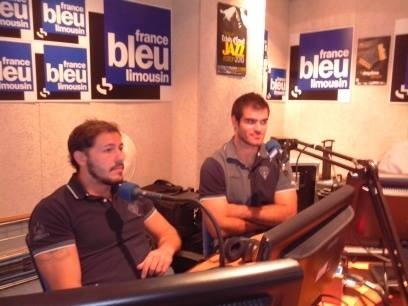 Laurent Ferrères et Gaëtan Germain sont les invités de Bleu Blanc Noir sur France Bleu Limousin