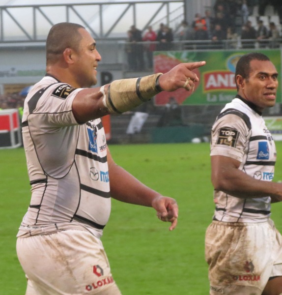 Le 3e ligne du CA Brive Sisaro Koyamaibole est devenu le chouchou du public en seulement quelques matchs
