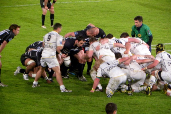 Match de préparation Brive La Rochelle avant le début du championnat Top 14 de rugby