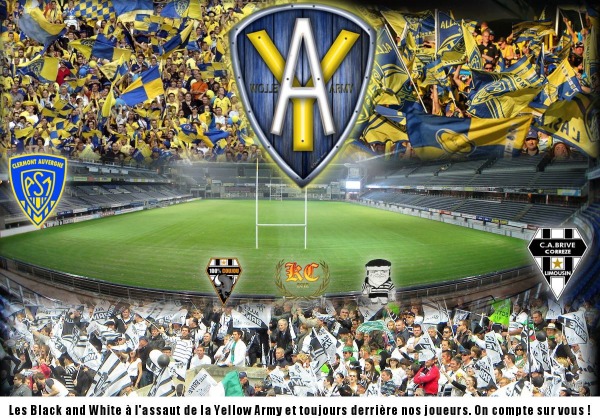 notre affiche du match de Top14 entre Clermont et Brive