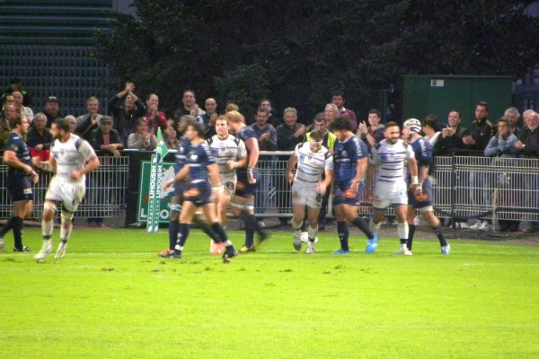 Quatrième essai du CA Brive marqué par Saïd Hirèche