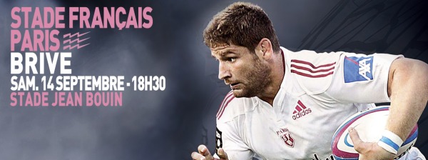 affiche match stade francais brive