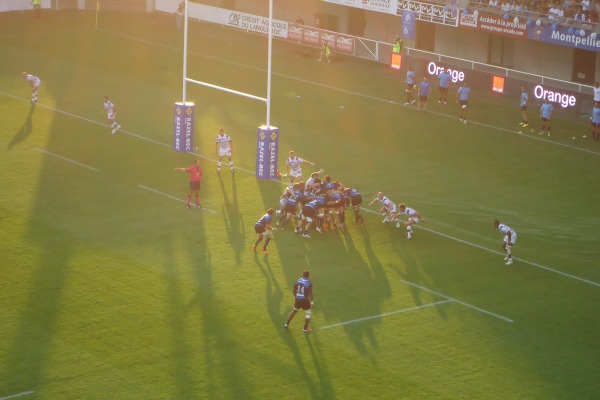 La mêlée du CA Brive n'a pas été à son meilleur niveau contre Montpellier