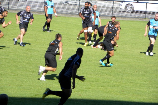 Les joueurs du CA Brive sont prêts pour affronter le Racing Métro 92