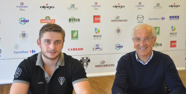 officiel : la signature de baptiste delage avec le club de Brive - cab
