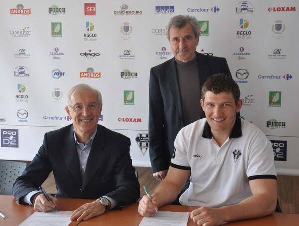 officiel : la signature d'olivier caisso avec le club de Brive - cab