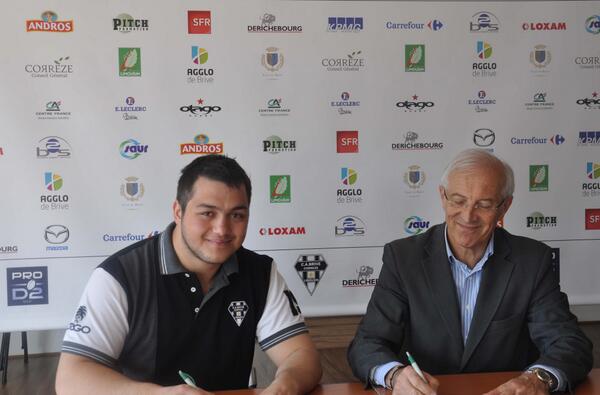 officiel : la signature de yusuf tuncer avec le club de Brive - cab