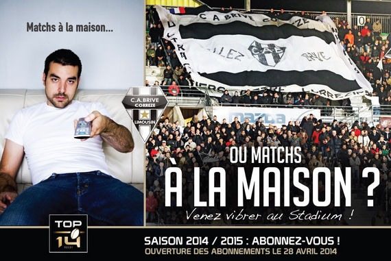 Le CA Brive lance sa campagne d'abonnements pour la saison de Top 14 2014/2015