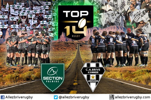 Notre affiche pour la finale d'accession au Top 14 entre le CA Brive et la Section Paloise la saison dernière