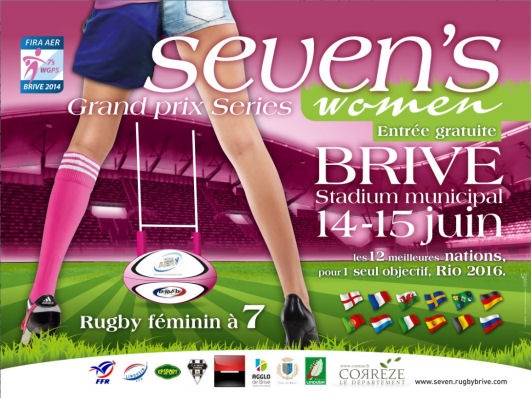 Présentation du Rugby Seven's Women Grand Prix qui fait étape à Brive les 14 et 15 juin 2014