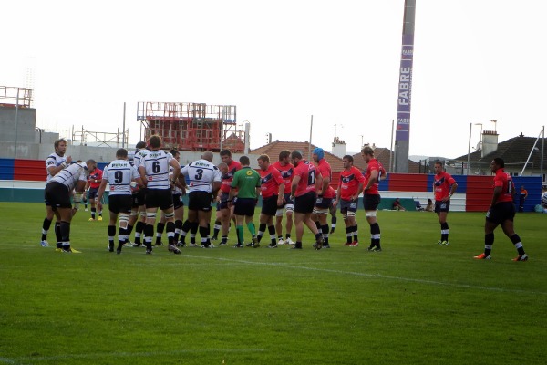 Premier match amical de la préparation pour le CA Brive qui affronte Aurillac à Vichy