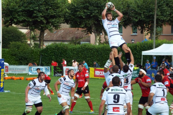 Hugues Briatte et la touche du CA Brive a réalisé une bonne partie face à Oyonnax