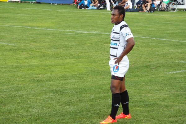 La nouvelle recrue du CA Brive, Benito Masilevu, semble bien s'adapter au rugby à XV