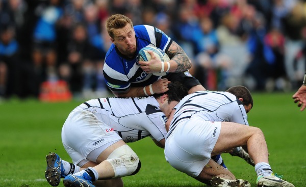 A l'image de Damien Lavergne et Louis Acosta face à Dominic Day, les joueurs du CA Brive ont fait preuve de solidarité dans cette Amlin Challenge Cup