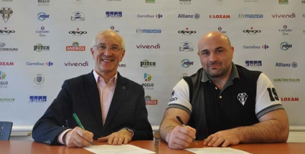 Goderzi Shvelidze, le pilier géorgien du CA Brive, poursuit son aventure avec le club corrézien jusqu'en 2016