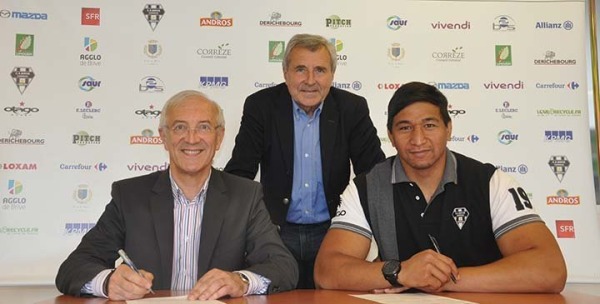 Poutasi Luafutu revient au CA Brive pour les deux prochaines saisons (plus une en option)