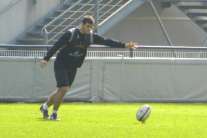 Le buteur du CA Brive, Gaëtan Germain, risque d'avoir un rôle important dans le match que va livrer Brive contre Clermont