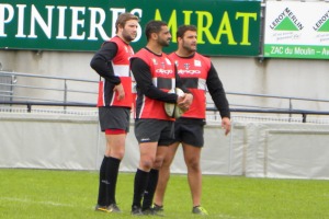 Les joueurs du CA Brive sont détendus mais concentrés avant leur dernier match de la saison, contre Oyonnax samedi