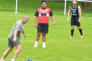 Même les entraineurs du CA Brive participent aux matchs !