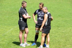 Tout juste arrivé, Peet Marais commence à prendre ses marques avec son compatriote Petrus Hauman et son entraineur Didier Casadéï