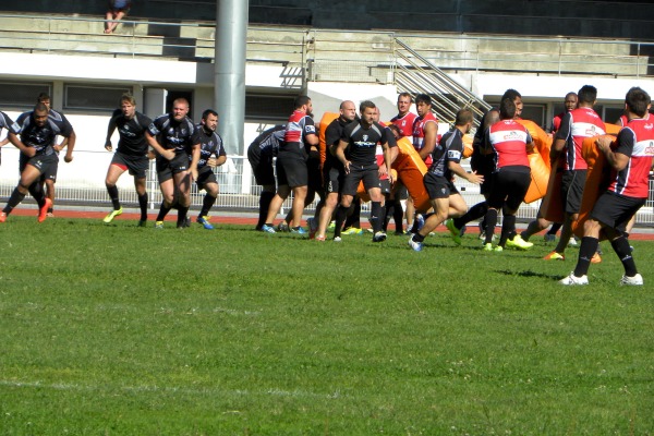 Les joueurs se remettent au travail après la défaite à Lyon et avant la réception de Toulouse