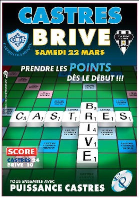 Une victoire 24 à 10 pour Castres devant Brive samedi. C'est le point de vue des supporters castrais mais quel est celui des brivistes ?