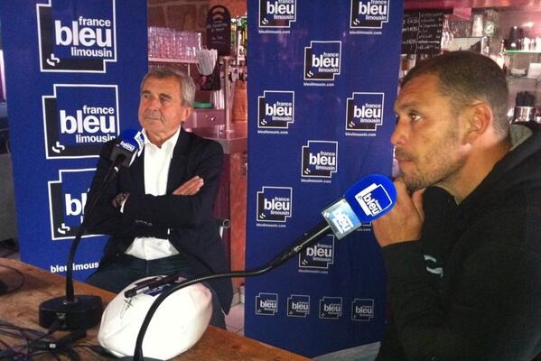 France Bleu Limousin présente Bleu Blanc Noir avec l'entraineur du CA Brive Nicolas Godignon et son vice président Max Mamers