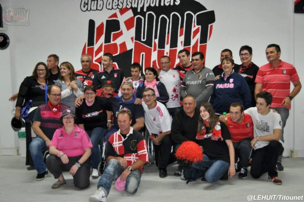 Les joueurs de Toulouse peuvent compter sur leurs supporters, y compris ceux du Huit