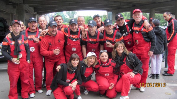 Les Salopettes Rouges sont là aussi pour supporter le Stade Toulousain dans les bons comme dans les mauvais moments