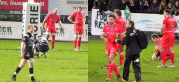 Gaëtan Germain et James Hart ont marqué tous les points de la première période du match entre Brive et Grenoble