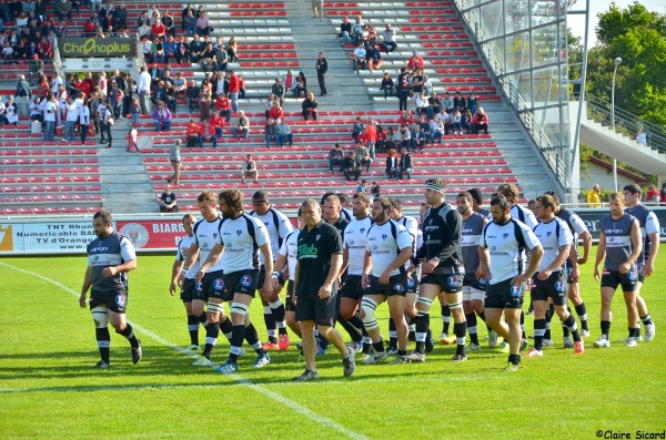 Les joueurs du CA Brive ont tenté briser la série de défaites de leur club contre Biarritz mais en vain