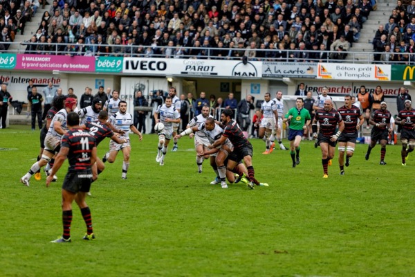 Comme lors du match aller, l'engagement a été total et Sisa Koyamaibole et Yann David ont fait des dégâts dans les défenses de Brive et de Toulouse