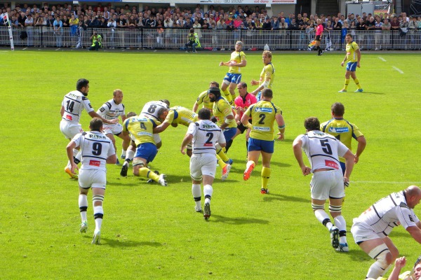 L'ASM Clermont a parfaitement contré Sisaro Koyamaibole, le fer de lance de l'attaque du CA Brive