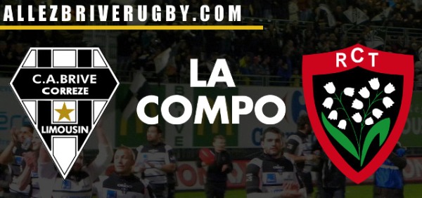 La composition officielle du CA Brive pour affronter Toulon vendredi soir pour le compte de la sixième journée du Top 14