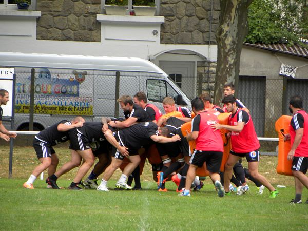 Entrainement CA Brive - juillet - saison 2015/2016