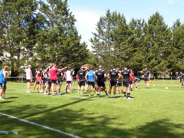 Entrainement CA Brive - aout - saison 2015/2016