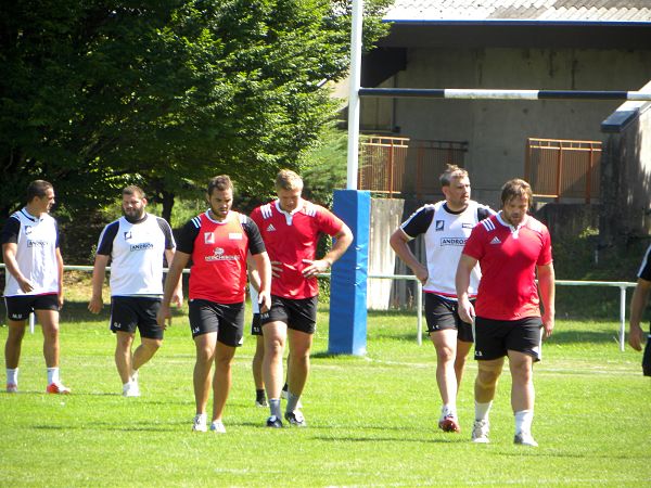 Entrainement CA Brive - aout - saison 2015/2016