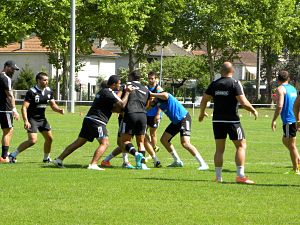 Entrainement CA Brive - aout - saison 2015/2016