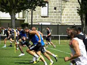Entrainement CA Brive - aout - saison 2015/2016