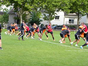 Entrainement CA Brive - preparation deplacement Toulouse - saison 2015/2016