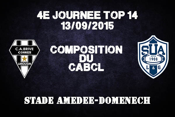 Composition Brive Agen Top 14 : enchainer les bons résultats