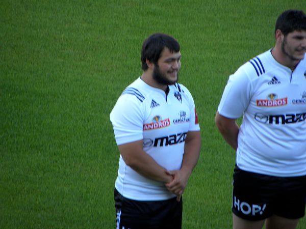 Yusuf Tuncer est présent pour la présentation de l'effectif du CA Brive pour la saison 2015/2016