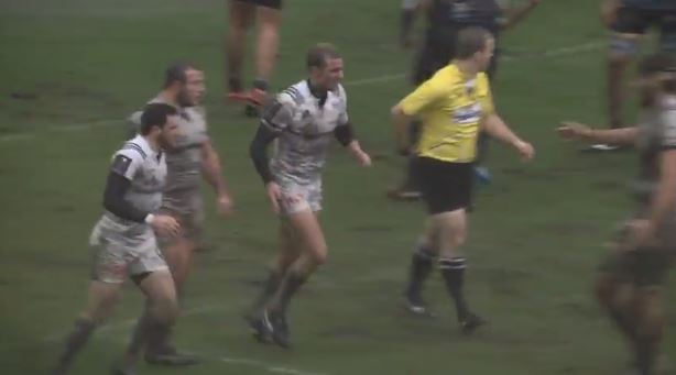 Sur une inspiration de Vasil Lobzhanidze, Guillaume Namy marque le 2e essai du CA Brive sur le terrain d'Enisei