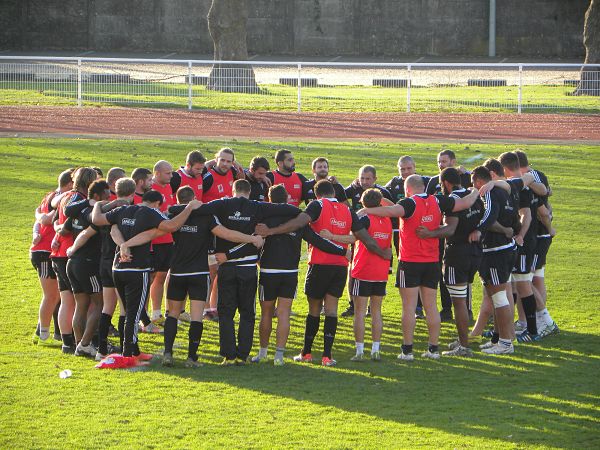 Les joueurs du CA Brive, après leur élimination en Challenge Cup, se recentrent sur le Top 14 et le prochain match contre La Rochelle